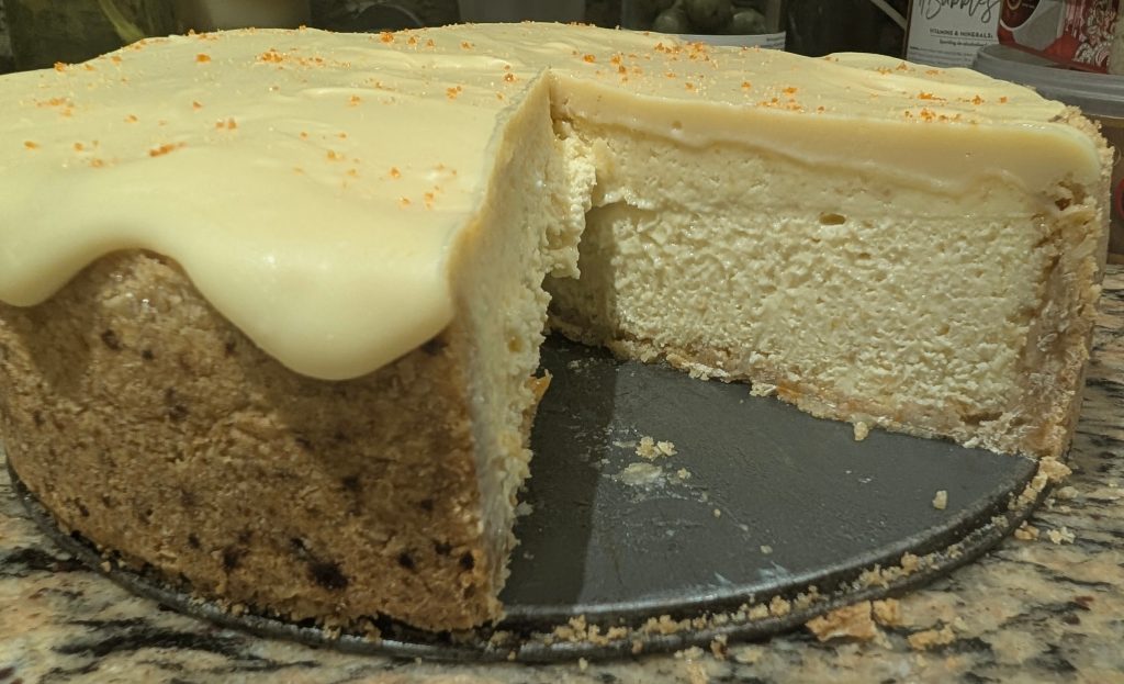 The Mango Mango Cheesecake with White Chocolate Ganache